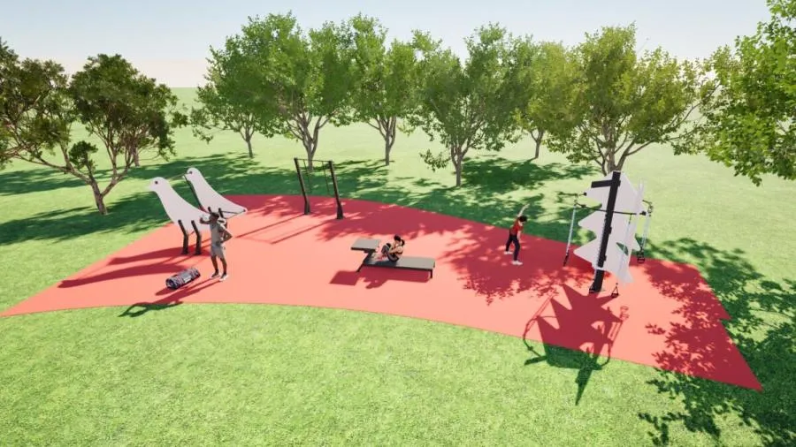 Játszótér és streetworkout pálya látványtervek