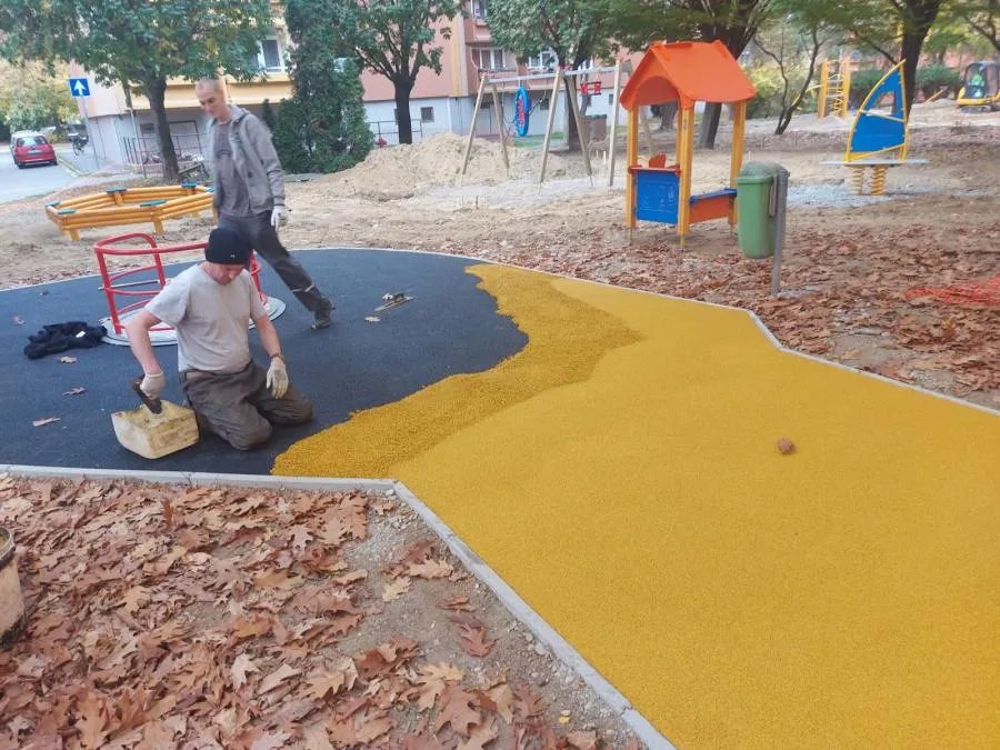 Pour-in-Place rubber safety surfaces – kép 1